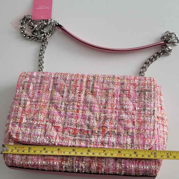 💥SOLD💥NWT Kate Spade pink tweed multi - Picture 10 of 14